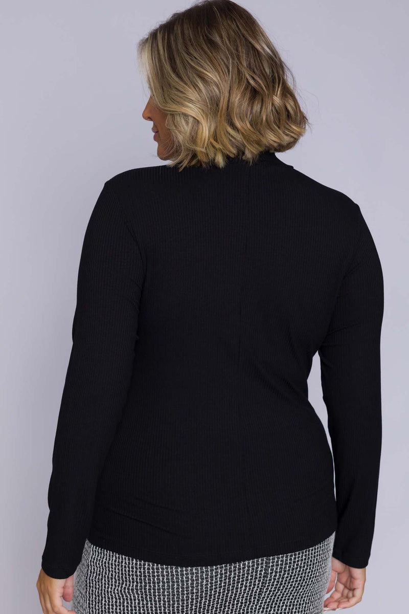 Blusa  Rachel Canelado Preto