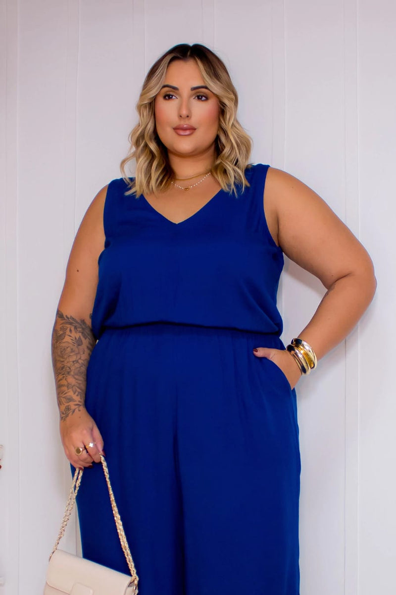 Macacão Plus Size Ana Flavia